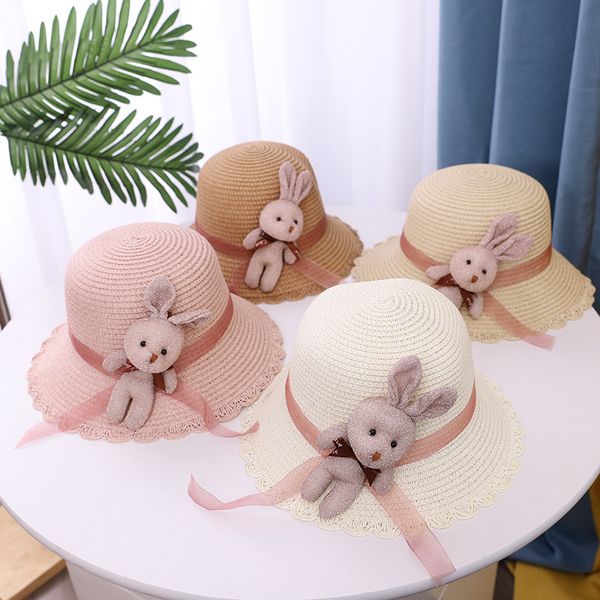 summer children's sunshade fisherman's hat female sunscreen beach princess's baby sun basin rabbit ribbon straw, Blue;gray
summer children's sunshade fisherman's hat female sunscreen beach princess's baby sun basin rabbit ribbon straw, Blue;gray