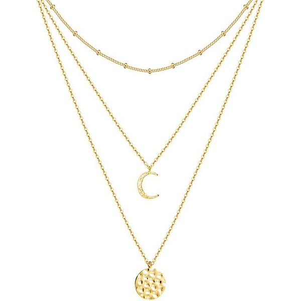 pendant necklaces fashion multilayer beaded choker chain retro moon y necklace round coin gold bohemia style long jewelry, Silver
pendant necklaces fashion multilayer beaded choker chain retro moon y necklace round coin gold bohemia style long jewelry, Silver