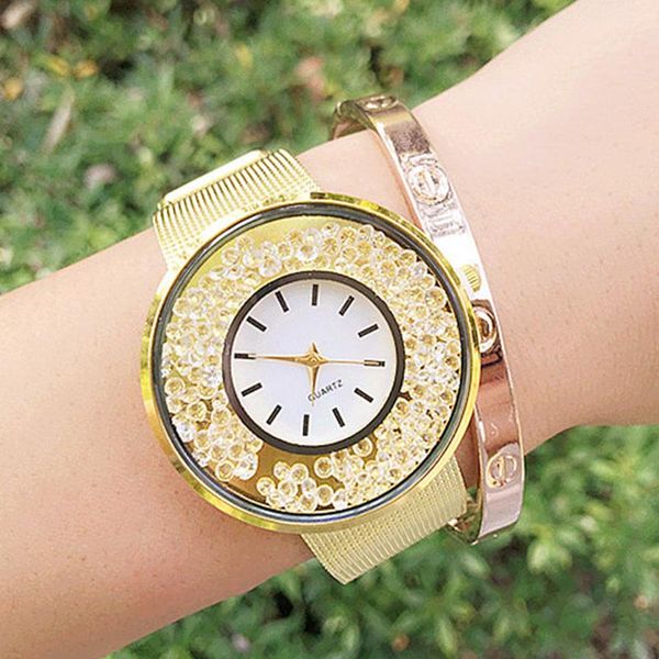 wristwatches fashion women watches luxury crystal stainless steel quartz horloge vrouw montres femmes, Slivery;brown
wristwatches fashion women watches luxury crystal stainless steel quartz horloge vrouw montres femmes, Slivery;brown