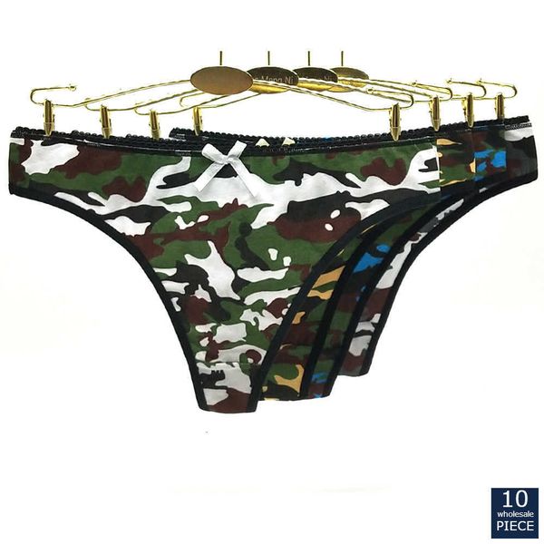 women's panties 1-10 pcs/lot cotton camouflage print thong ladies panty t pants shorts fashion 87356, Black;white
women's panties 1-10 pcs/lot cotton camouflage print thong ladies panty t pants shorts fashion 87356, Black;white