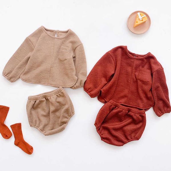 spring children's baby boys girls pure color long sleeve t-shirt + shorts clothing sets kids boy girl suit clothes, White
spring children's baby boys girls pure color long sleeve t-shirt + shorts clothing sets kids boy girl suit clothes, White