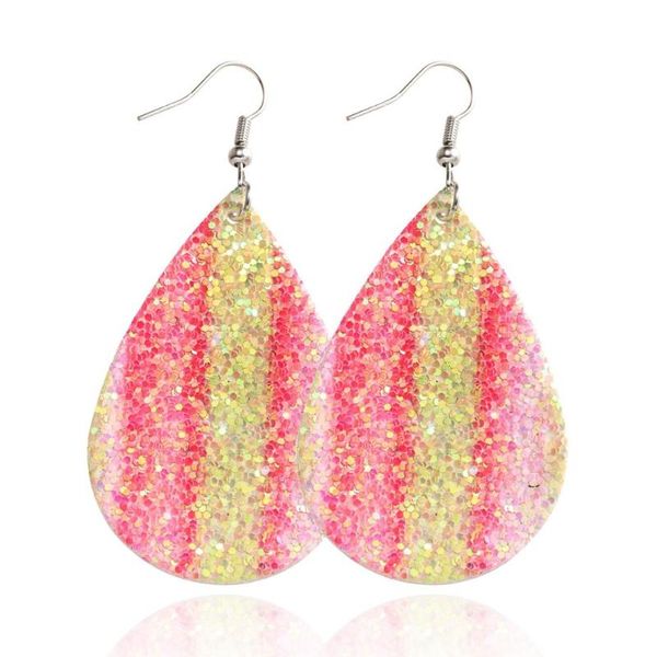 arrive pu leather earrings brilliant double sided sequin looking various 19 colors bohemia water drop earring for women gift dangle & chande, Silver
arrive pu leather earrings brilliant double sided sequin looking various 19 colors bohemia water drop earring for women gift dangle & chande, Silver