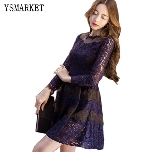 casual dresses ysmarket ladies temperament dress 2021 women fashion slim lace autumn round neck long sleeves mini e10058, Black;gray
casual dresses ysmarket ladies temperament dress 2021 women fashion slim lace autumn round neck long sleeves mini e10058, Black;gray