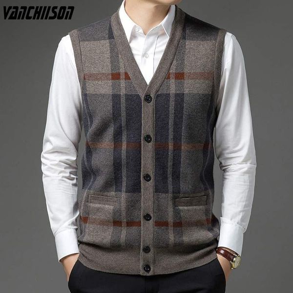 men's vests thick men wool sleeveless sweater cardigan knit vest jacket basic for autumn winter retro vintage casual tujtv45, Black;white
men's vests thick men wool sleeveless sweater cardigan knit vest jacket basic for autumn winter retro vintage casual tujtv45, Black;white
