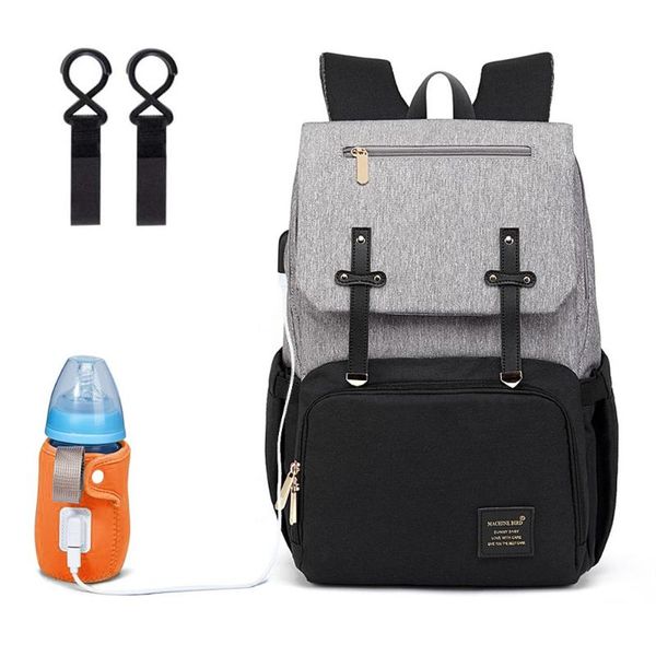 diaper bags bag backpack with usb charging port& heating bottle case& stroller straps maternity nappy large travel organizer
diaper bags bag backpack with usb charging port& heating bottle case& stroller straps maternity nappy large travel organizer