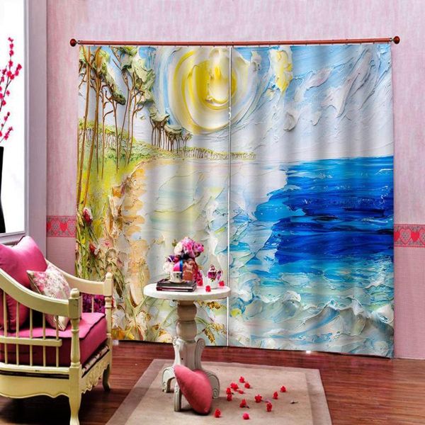 curtain & drapes modern seaside landscape sun tree flowers oil painting large window for living room bedroom blackout indoor decor
curtain & drapes modern seaside landscape sun tree flowers oil painting large window for living room bedroom blackout indoor decor