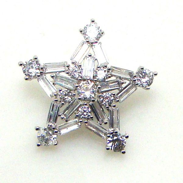 pins, brooches fashion micro pave cz rhinestone pentagram star collar pin ornament jewelry accessory gift for lady, Gray
pins, brooches fashion micro pave cz rhinestone pentagram star collar pin ornament jewelry accessory gift for lady, Gray