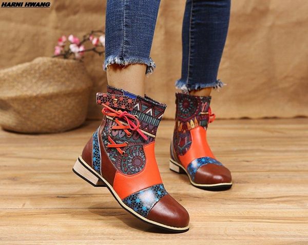 boots vintage ladies fashion pu fringed cross tied print patchwork zipper low heel women's ankle floral bohemian, Black
boots vintage ladies fashion pu fringed cross tied print patchwork zipper low heel women's ankle floral bohemian, Black