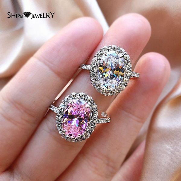 shipei 100% 925 sterling silver oval cut created moissanite pink sapphire gemstone wedding engagement classic rings fine jewelry cluster, Golden;silver
shipei 100% 925 sterling silver oval cut created moissanite pink sapphire gemstone wedding engagement classic rings fine jewelry cluster, Golden;silver