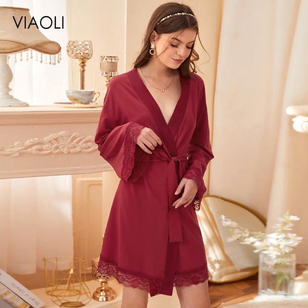 red women's pajamas summer lace soft silky loose fashion solid color ladies home clothes cotton sleepwear, Black;red
red women's pajamas summer lace soft silky loose fashion solid color ladies home clothes cotton sleepwear, Black;red