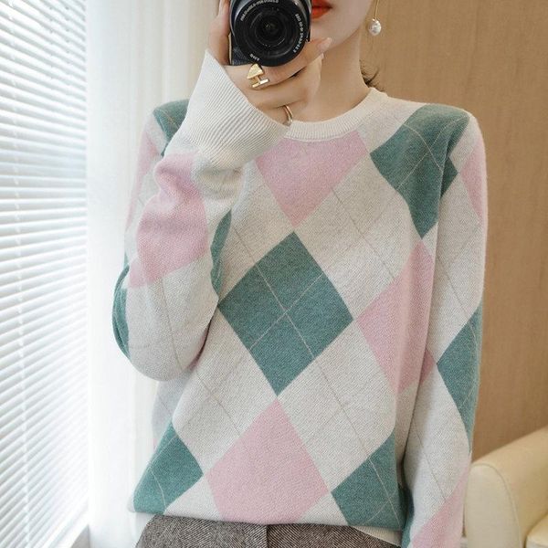 women's sweaters lhzsyy2021 cashmere sweater women fall/winter round neck long sleeve color block pullover 100% wool thick knitted larg, White;black
women's sweaters lhzsyy2021 cashmere sweater women fall/winter round neck long sleeve color block pullover 100% wool thick knitted larg, White;black