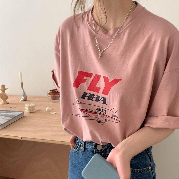 summer casual women t shirt letters printed short sleeve loose thin t-shirt women's, White
summer casual women t shirt letters printed short sleeve loose thin t-shirt women's, White