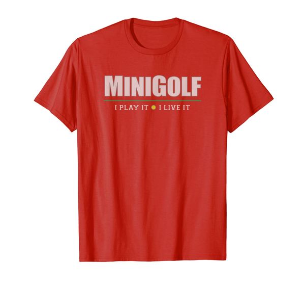 minigolf i play iti live it recreation beginner amateur pro t-shirt, White;black
minigolf i play iti live it recreation beginner amateur pro t-shirt, White;black