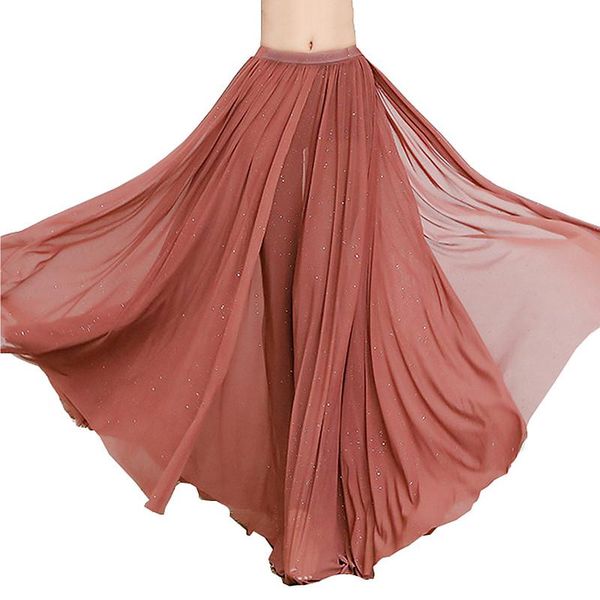 stage wear elegant modern dance clothing long maxi skirts 2 layers women belly skirt with leggings mesh for performance, Black;red
stage wear elegant modern dance clothing long maxi skirts 2 layers women belly skirt with leggings mesh for performance, Black;red