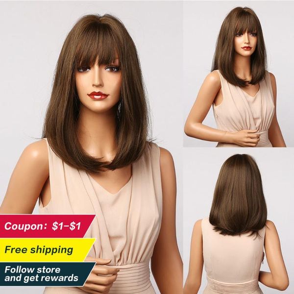 synthetic wigs henry margu short straight bob with bangs natural brown black hair wig for women daily party heat resistant
synthetic wigs henry margu short straight bob with bangs natural brown black hair wig for women daily party heat resistant