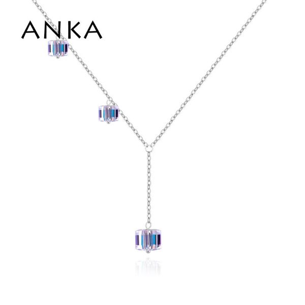 pendant necklaces anka brand austrian cube crystal for women fashion charm crystals from austria #132441, Silver
pendant necklaces anka brand austrian cube crystal for women fashion charm crystals from austria #132441, Silver