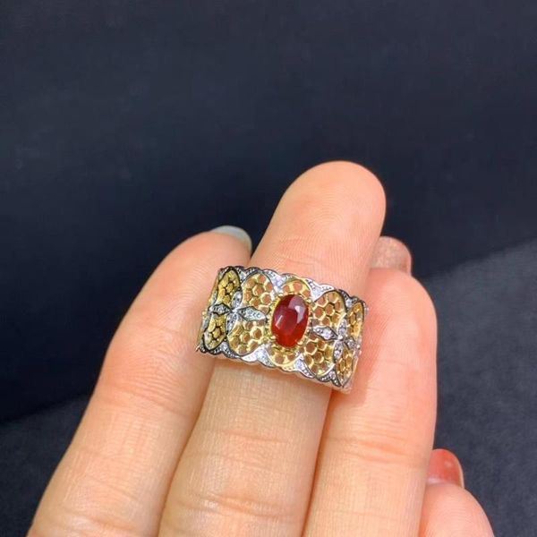 cluster rings super beautiful natural ruby ring. gold plating, including certificates. ms. 925 sterling silver, Golden;silver
cluster rings super beautiful natural ruby ring. gold plating, including certificates. ms. 925 sterling silver, Golden;silver