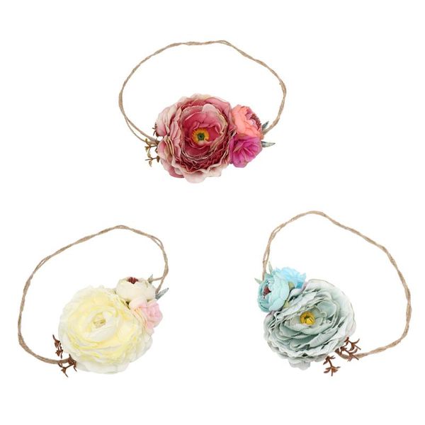 miss cute flower crown peony artificial flowers with burlap rope girls hair fashion handmade make wholesale accessories headwear, Slivery;white
miss cute flower crown peony artificial flowers with burlap rope girls hair fashion handmade make wholesale accessories headwear, Slivery;white