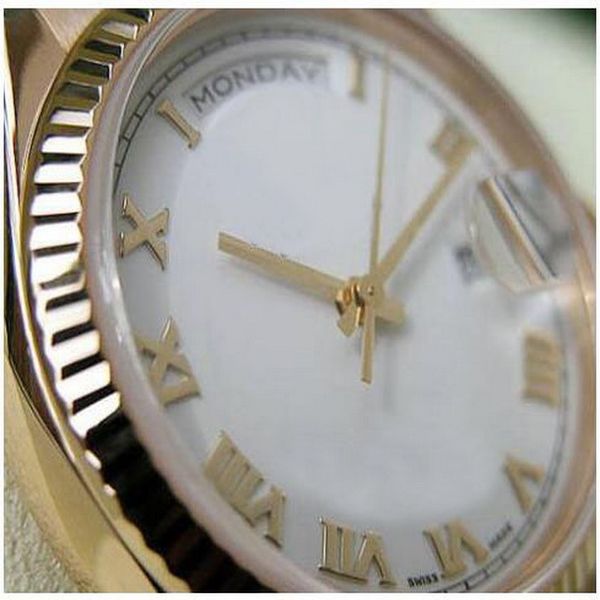 luxury watches mens automatic mechanical watches sapphire gold white roman dial daydate president bracelet 118238 men watch original box, Slivery;brown
luxury watches mens automatic mechanical watches sapphire gold white roman dial daydate president bracelet 118238 men watch original box, Slivery;brown