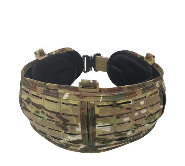 tactical laser cutting waist and belt combination suit army fan molle system support, Black;gray
tactical laser cutting waist and belt combination suit army fan molle system support, Black;gray