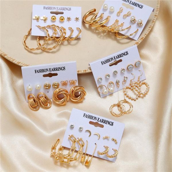 hoop & huggie trendy geometric gold metal earrings set for women moon butterfly heart pearl round circle earring jewelry, Golden;silver
hoop & huggie trendy geometric gold metal earrings set for women moon butterfly heart pearl round circle earring jewelry, Golden;silver