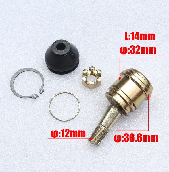 parts modified steering rod ball head atv200 rocker arm accessoriers turning systerm 12mm thread
parts modified steering rod ball head atv200 rocker arm accessoriers turning systerm 12mm thread