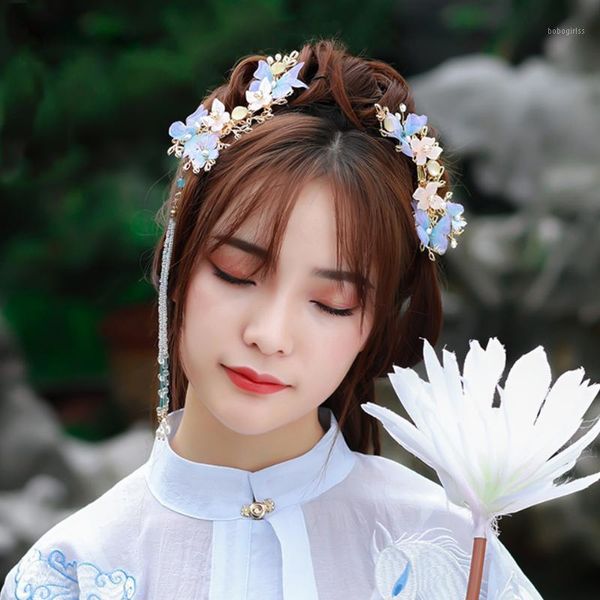 women hanfu hair accessories tassel hairpin side clip alloy flower style cos chinese headwear1
women hanfu hair accessories tassel hairpin side clip alloy flower style cos chinese headwear1
