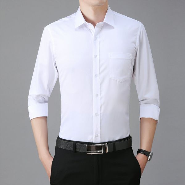 shirt business men's bancassurance el dress long sleeve shirt white collar, White;black
shirt business men's bancassurance el dress long sleeve shirt white collar, White;black