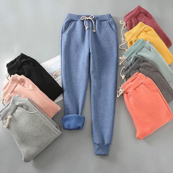 autumn winter warm harem thick women capri velvet sweatpants candy color loose casual trousers xl, Black;white
autumn winter warm harem thick women capri velvet sweatpants candy color loose casual trousers xl, Black;white