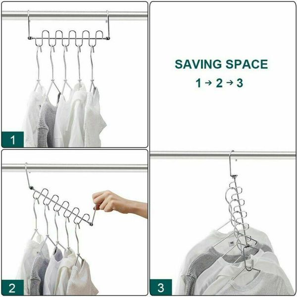 4pcs stainless steel clothes hanger drying racks multifunctional space saving metal tidy hangers laundry storage &
4pcs stainless steel clothes hanger drying racks multifunctional space saving metal tidy hangers laundry storage &