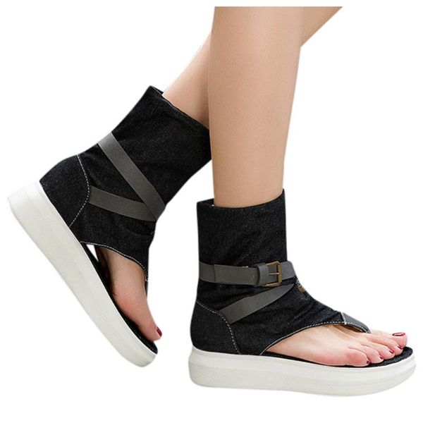 sagace women sandals summer personality fashion high-thick bottom roman shoes clip toe non-slip ladies, Black
sagace women sandals summer personality fashion high-thick bottom roman shoes clip toe non-slip ladies, Black