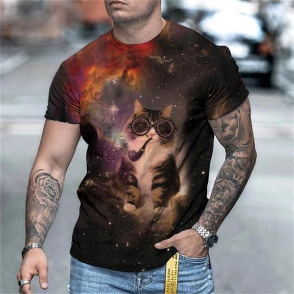 men's t-shirts galaxy space 3d t-shirt cute kitten funny shirt short sleeve summer casual fashion, White;black
men's t-shirts galaxy space 3d t-shirt cute kitten funny shirt short sleeve summer casual fashion, White;black