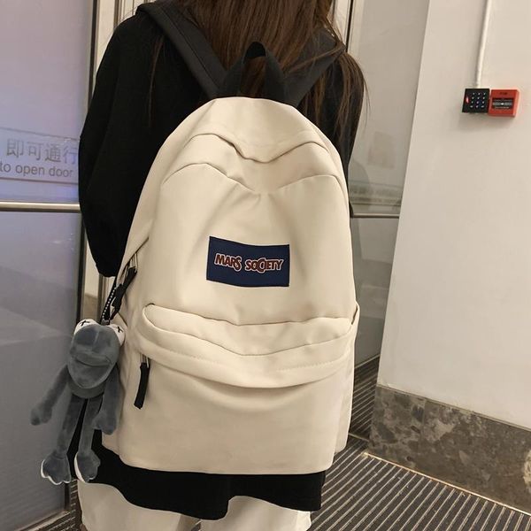 backpack fashion simple design large capacity women kawaii pendant toy school bag for girls teenager female shoulders
backpack fashion simple design large capacity women kawaii pendant toy school bag for girls teenager female shoulders