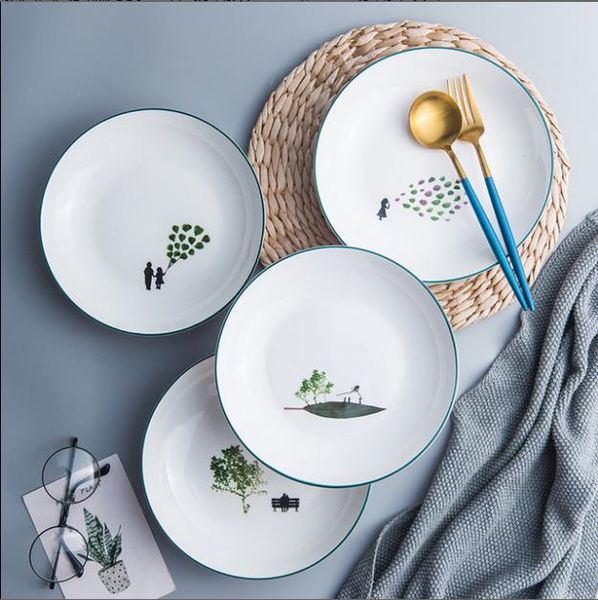 dishes & plates garden style cake ceramic plate european household dish microwave oven
dishes & plates garden style cake ceramic plate european household dish microwave oven
