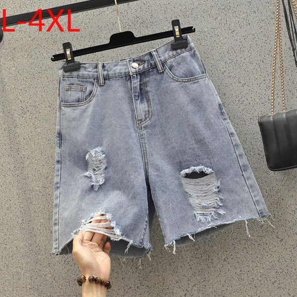 plus size pants summer ladies denim shorts for women blue wide leg large casual loose hole jeans female l xl 2xl 3xl 4xl, Black
plus size pants summer ladies denim shorts for women blue wide leg large casual loose hole jeans female l xl 2xl 3xl 4xl, Black
