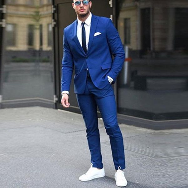 men's suits & blazers royal blue silm fit men for groomsmen 2 piece custom wedding tuxedo male fashion jacket with pants man costume, White;black
men's suits & blazers royal blue silm fit men for groomsmen 2 piece custom wedding tuxedo male fashion jacket with pants man costume, White;black
