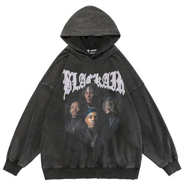 men's hoodies & sweatshirts harajuku vintage washed hoodie men oversized sweatshirt hip hop streetwear 2021 autumn 100% cotton pullover, Black
men's hoodies & sweatshirts harajuku vintage washed hoodie men oversized sweatshirt hip hop streetwear 2021 autumn 100% cotton pullover, Black