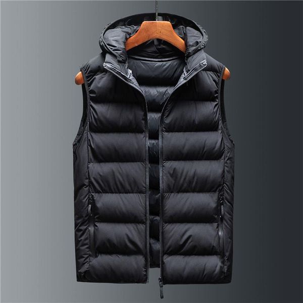 men's vests super oversize -10xl hat detachable vest silk-like cotton padded soft winter coats solid thick sleeveless jacket 805, Black;white
men's vests super oversize -10xl hat detachable vest silk-like cotton padded soft winter coats solid thick sleeveless jacket 805, Black;white