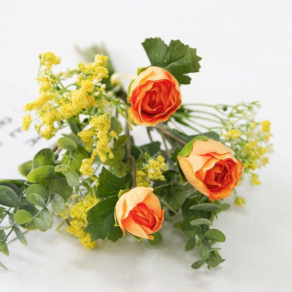 35cm mini artificial rose flower bouquet silk bride holding flowers for wedding simulation home party gift decor decorative & wreaths
35cm mini artificial rose flower bouquet silk bride holding flowers for wedding simulation home party gift decor decorative & wreaths
