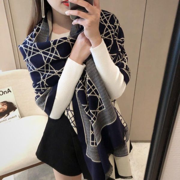 scarves imitation cashmere scarf in winter lingge temperament light luxury thickened warm shawl women's bib high-grade, Blue;gray
scarves imitation cashmere scarf in winter lingge temperament light luxury thickened warm shawl women's bib high-grade, Blue;gray