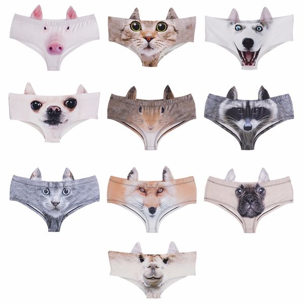 women's panties womens' 3d animal print cute underwear briefs with ears cat ear pig wolf printing for women fgv8, Black;pink
women's panties womens' 3d animal print cute underwear briefs with ears cat ear pig wolf printing for women fgv8, Black;pink