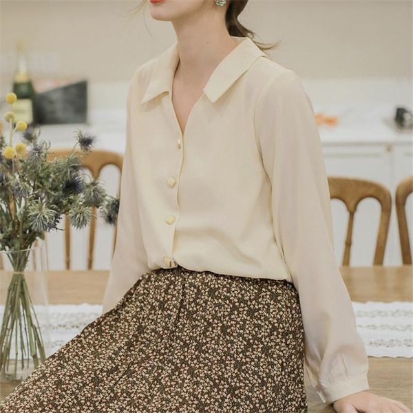 women's blouses & shirts milk yellow elegant shirt 2021 spring smart lady temperament long-sleeved bottoming blouse, White
women's blouses & shirts milk yellow elegant shirt 2021 spring smart lady temperament long-sleeved bottoming blouse, White