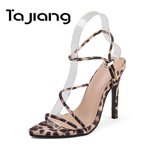 ta jiang women high heels summer leopard gladiator sandals classic narrow band ladies dress thin shoes woman, Black
ta jiang women high heels summer leopard gladiator sandals classic narrow band ladies dress thin shoes woman, Black