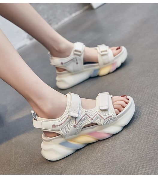 sandals 2021sandals women's summer style all-match casual thick-soled sports beach shoes zapatillas mujer chaussure femme platform, Black
sandals 2021sandals women's summer style all-match casual thick-soled sports beach shoes zapatillas mujer chaussure femme platform, Black