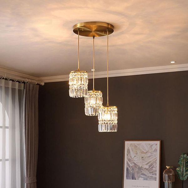 pendant lamps modern crystal copper led lights lustre living dining room bar cafe indoor lighting bedside lamp hanging light fixture
pendant lamps modern crystal copper led lights lustre living dining room bar cafe indoor lighting bedside lamp hanging light fixture