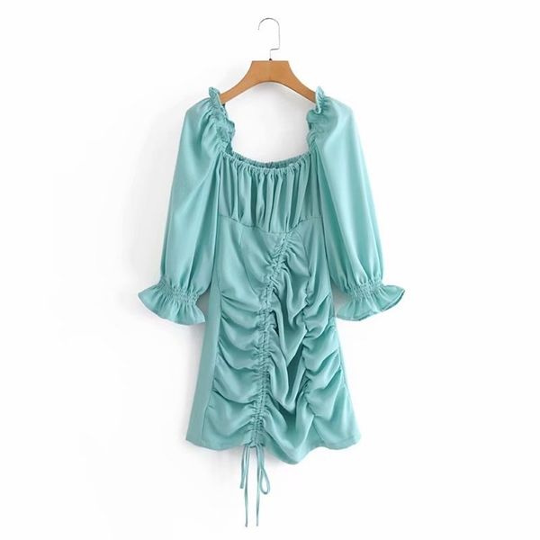 casual woman slim ruffles irregular mini dress spring fashion ladies puff sleeve es female square collar 210515, Black;gray
casual woman slim ruffles irregular mini dress spring fashion ladies puff sleeve es female square collar 210515, Black;gray