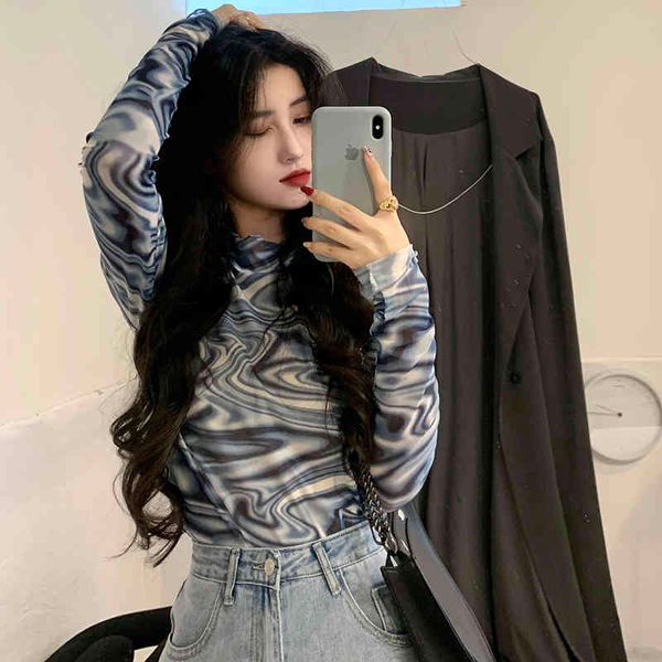 autumn korean style small turtleneck slim long sleeve t-shirt womens mesh tees shirt femme (c2898) 210423, White
autumn korean style small turtleneck slim long sleeve t-shirt womens mesh tees shirt femme (c2898) 210423, White