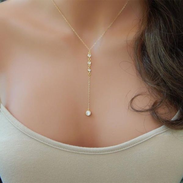 chains 2021 fashion product clavicle chain ladies tassel simple necklace diamond pendant exquisite jewelry, Silver
chains 2021 fashion product clavicle chain ladies tassel simple necklace diamond pendant exquisite jewelry, Silver