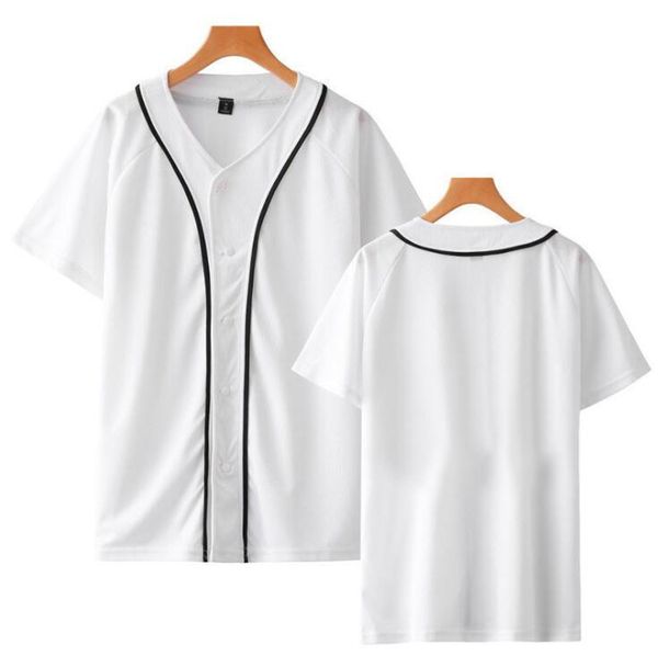 454154155 blank custom jersey men women size s-3xl white button down pullover, Black;red
454154155 blank custom jersey men women size s-3xl white button down pullover, Black;red