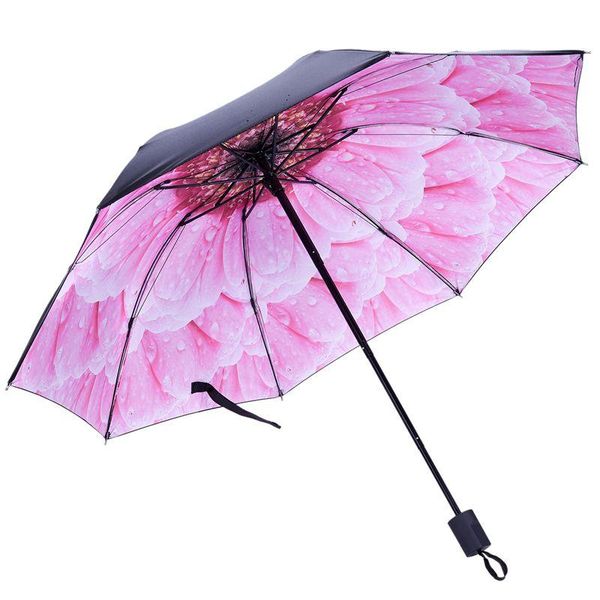 umbrellas three fold sun rain woman flower printing black shading coating umbrella female fashion parasol anti uv
umbrellas three fold sun rain woman flower printing black shading coating umbrella female fashion parasol anti uv